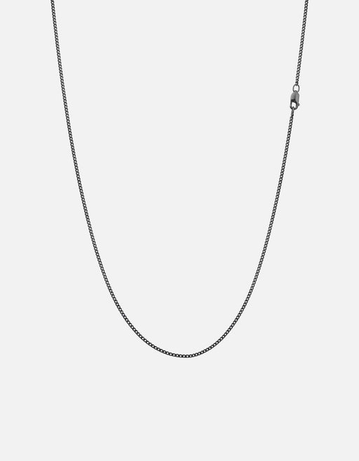 Miansai Necklaces 1.3mm Cuban Chain Necklace, Sterling Silver